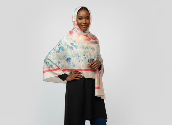 Maryam’s Essential Premium Printed Arabian Chiffon Hijab