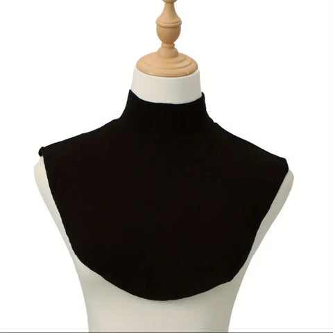 Maryam's Essential Fake Collar & Tie Back Drawstring Cap for Hijab Set