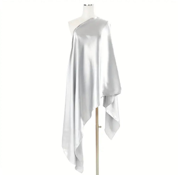 Maryam’s Diamond Style Trendy Silk Polyester Plain Shawls