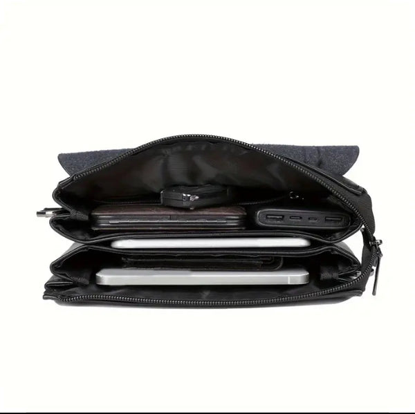 Maryam’s Essential Luxury Men PU Casual, Business Sling Bag