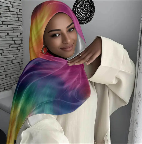 Maryam’s Essential Luxury Premium Printed Polyester Hijab