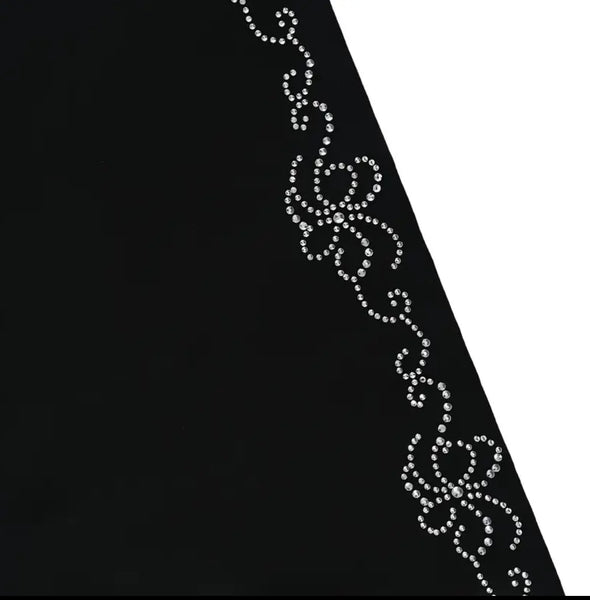 Maryam’s Essential Diamanté Thin Breathable Chiffon Niqab Veil Headscarf