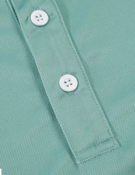 Maryam’s Essential Gradient Casual Breathable Short Sleeves Button Collar Shirt