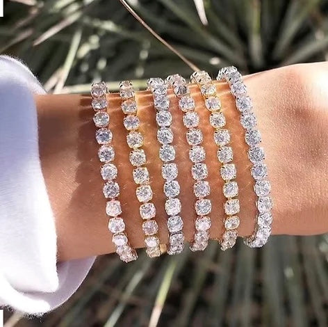 Maryam’s Essential Diamond Style Luxury Square Tennis Bracelet