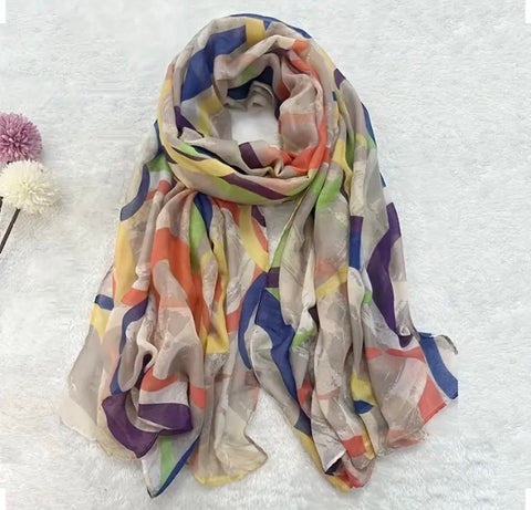 Maryam’s Essential Printed Chiffon Hijab