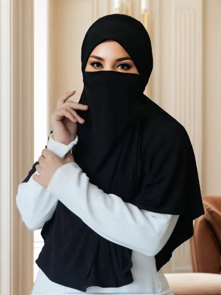 Maryam’s Essential Vintage Instant One Piece Tie Back With Niqab Hijab