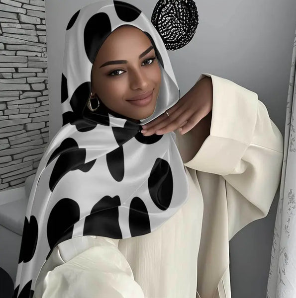 Maryam’s Essential Luxury Premium Printed Polyester Hijab