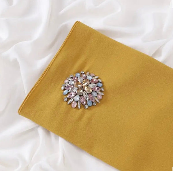 Maryam's Diamond Style Stunning Luxury Chiffon Hijab/Shawl