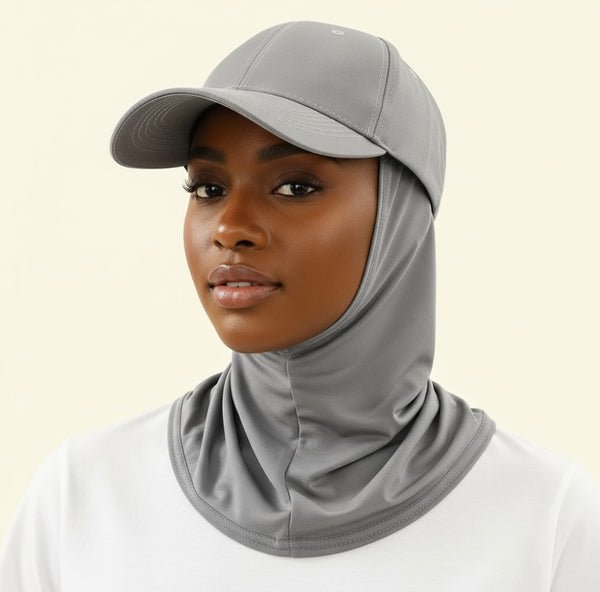 Maryam’s Essential Luxury Muslim Women Sport Stretchy Hijab Baseball Hat