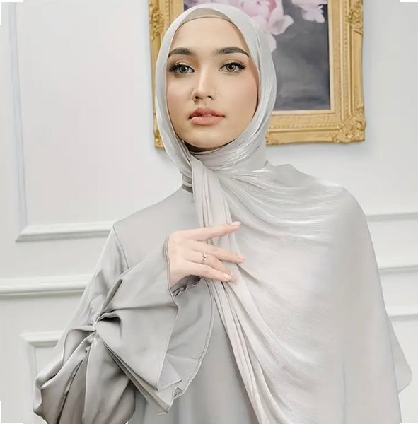 Maryam’s Essential Shimmer Shayla Thin Chiffon Hijabs/Scarves