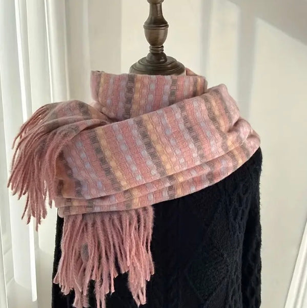 Maryam’s Essential Luxury Print Cashmere Shawl Wrap Scarf
