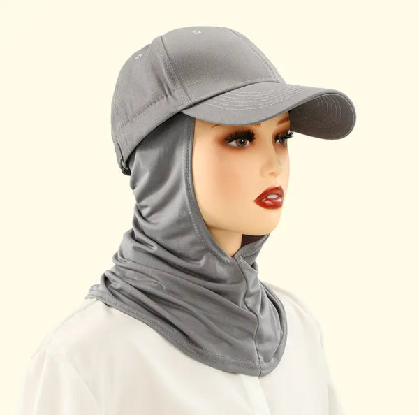 Maryam’s Essential Luxury Muslim Women Sport Stretchy Hijab Baseball Hat