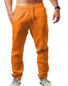Maryam’s Essential Lightweight Breathable Drawstring Cotton Linen Loose Pant
