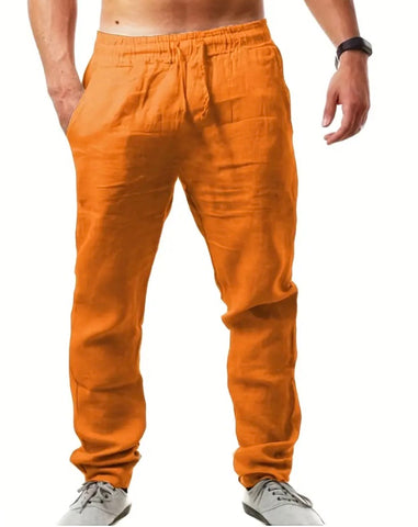 Maryam’s Essential Lightweight Breathable Drawstring Cotton Linen Loose Pant
