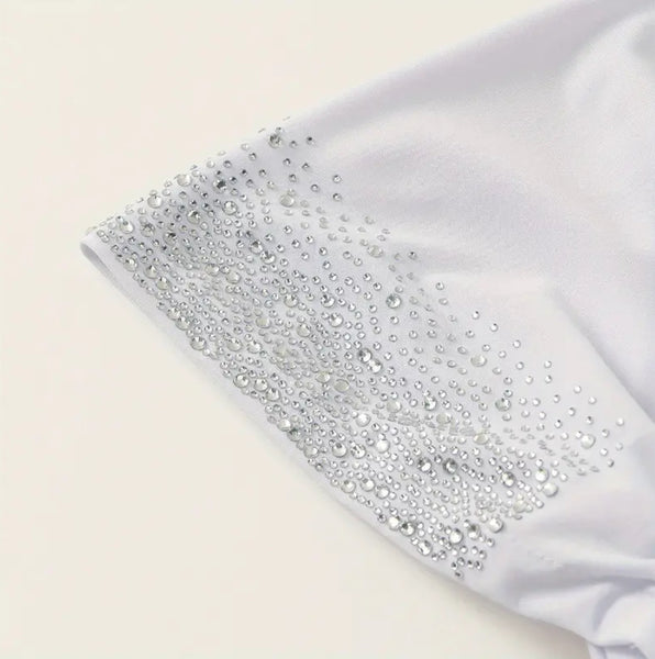 Maryam’s Essential Diamanté Vintage Plain Pre-Tied Hijab