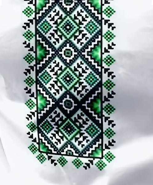 Maryam’s Essential Luxury Casual Breathable Geometric Print Collar Short Sleeve Top Tank