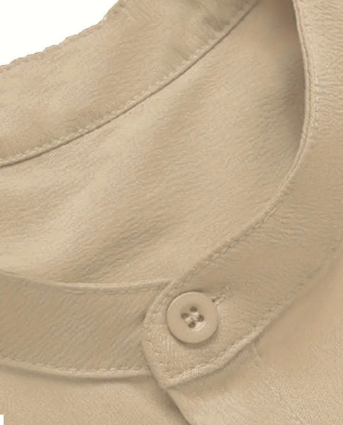 Maryam’s Essential Breathable Button Sleeveless Cotton Top Tank