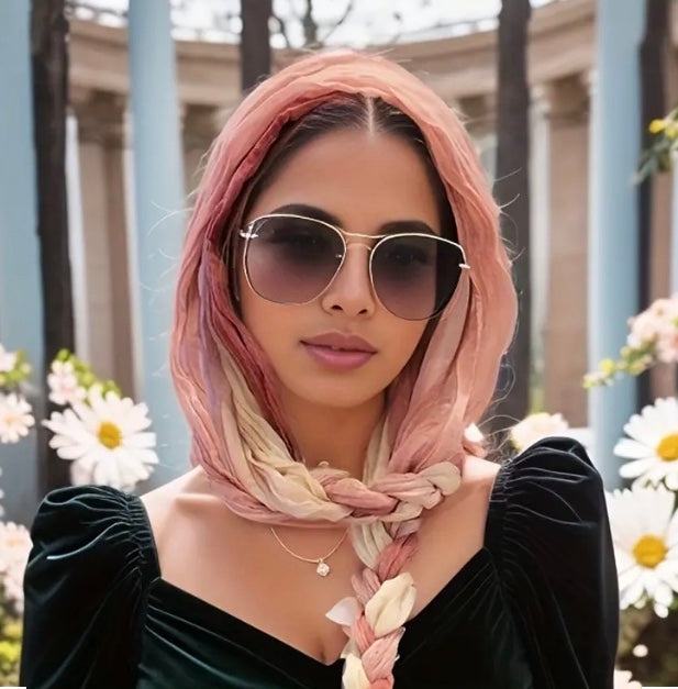 Maryam’s Essential Lightweight Braid Vintage Head Scarf