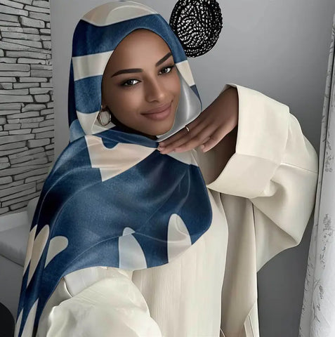 Maryam’s Essential Luxury Premium Printed Polyester Hijab