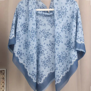 Maryam's Essential Printed Square Everyday Pure Solid Colour Chiffon Hijab