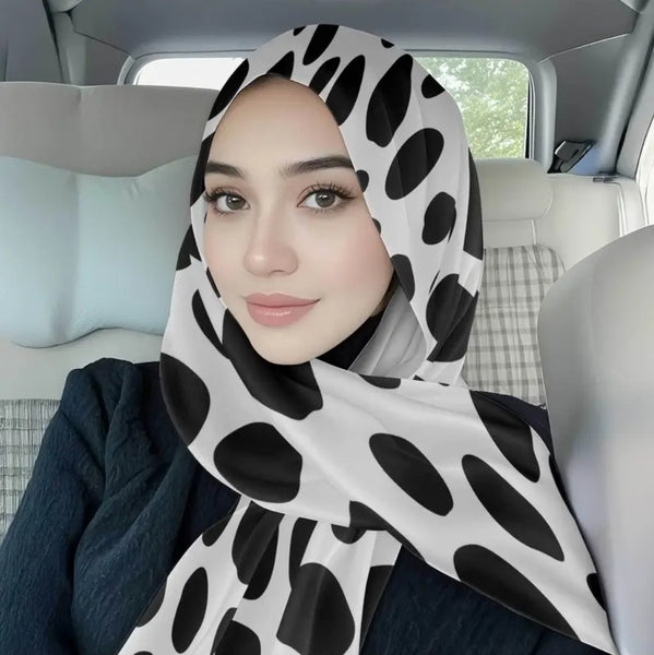 Maryam’s Essential Luxury Premium Printed Polyester Hijab