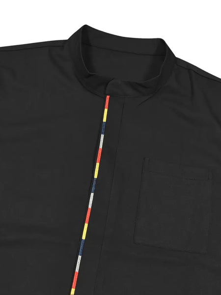 Maryam’s Essential Men Ethnic Colourful Vintage Geometric Pattern Kaftan