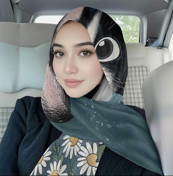 Maryam’s Essential Luxury Premium Printed Polyester Hijab