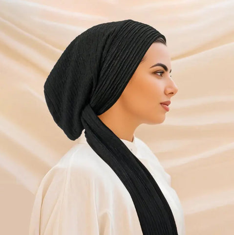 Maryam’s Essential Luxury Lightweight Headscarf With Long Tail