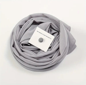 Maryam's Essential Plain Chiffon Hijab & Magnet Collection Set