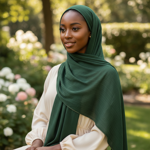 Maryam's Essential Premium Texture Knit Stretchy Hijab