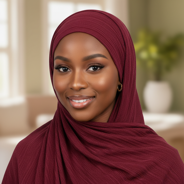 Maryam's Essential Premium Texture Knit Stretchy Hijab
