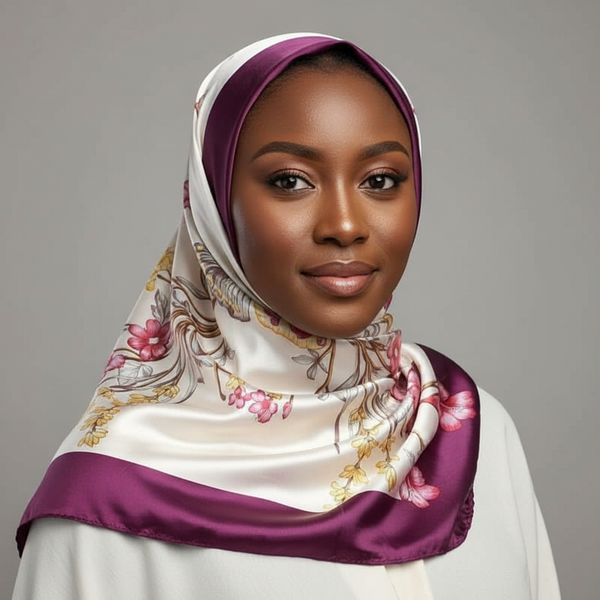 Maryam’s Essential Silk Polyester Printed Shawl/Hijab