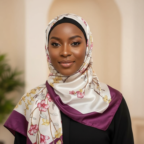 Maryam’s Essential Silk Polyester Printed Shawl/Hijab