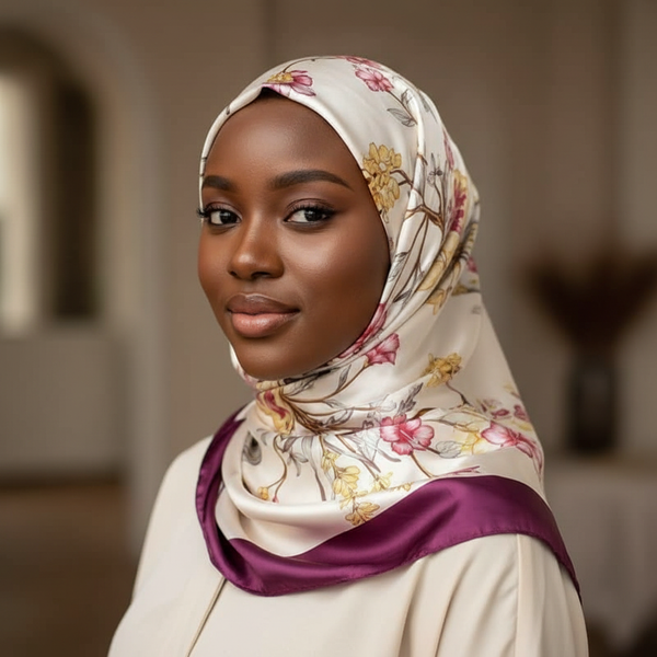 Maryam’s Essential Silk Polyester Printed Shawl/Hijab