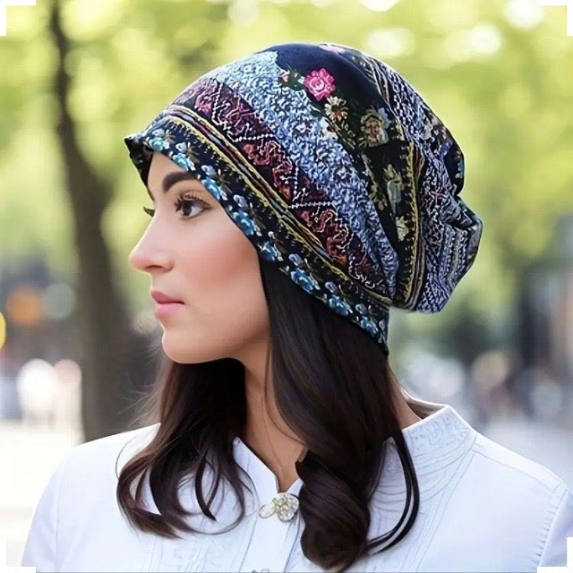 Maryam’s Essential Vintage Knit Head and Neck Multifunction Gaiter Scarf