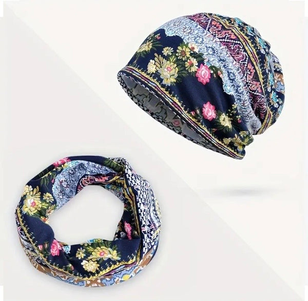 Maryam’s Essential Vintage Knit Head and Neck Multifunction Gaiter Scarf