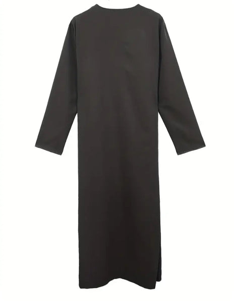 Maryam’s Essential Men Geometric Pattern Long Sleeves Kaftan