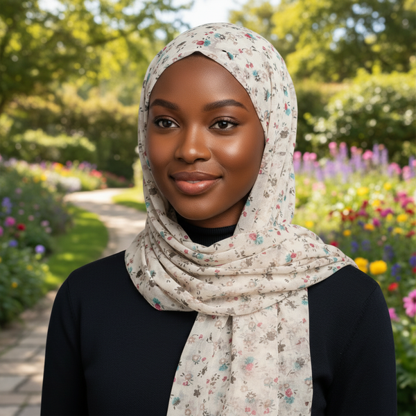 Maryam’s Essential Premium Printed Chiffon Hijab