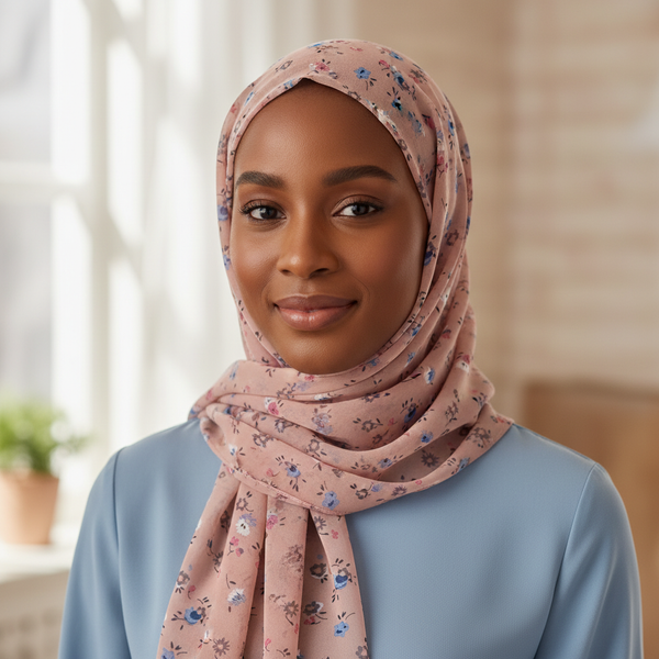 Maryam’s Essential Premium Printed Chiffon Hijab