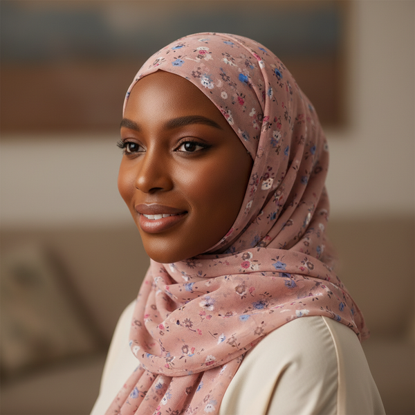 Maryam’s Essential Premium Printed Chiffon Hijab