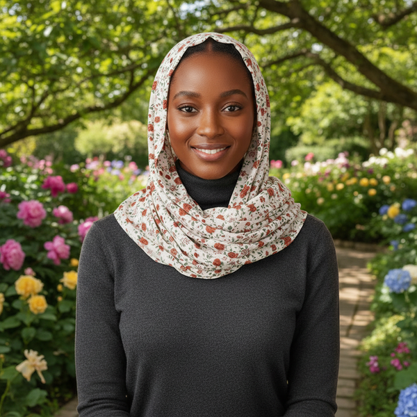 Maryam’s Essential Premium Printed Chiffon Hijab