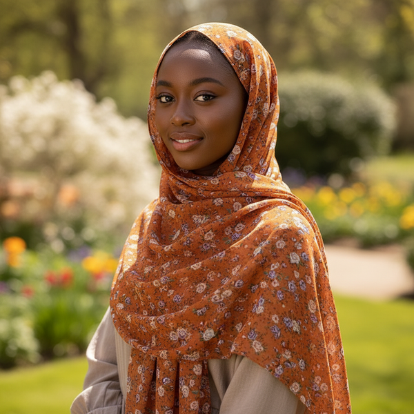 Maryam’s Essential Premium Printed Chiffon Hijab