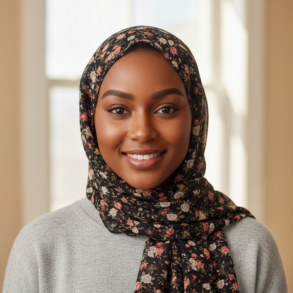 Maryam’s Essential Premium Printed Chiffon Hijab