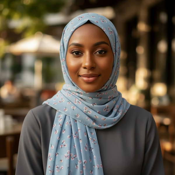 Maryam’s Essential Premium Printed Chiffon Hijab