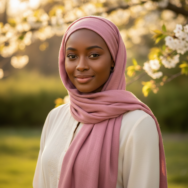 Maryam’s Essential Premium Plain Pashmina Hijab