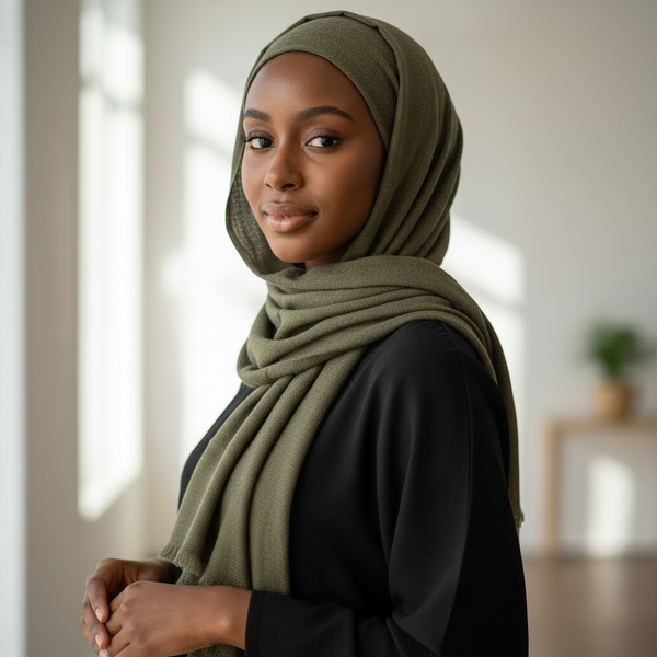Maryam’s Essential Premium Plain Pashmina Hijab