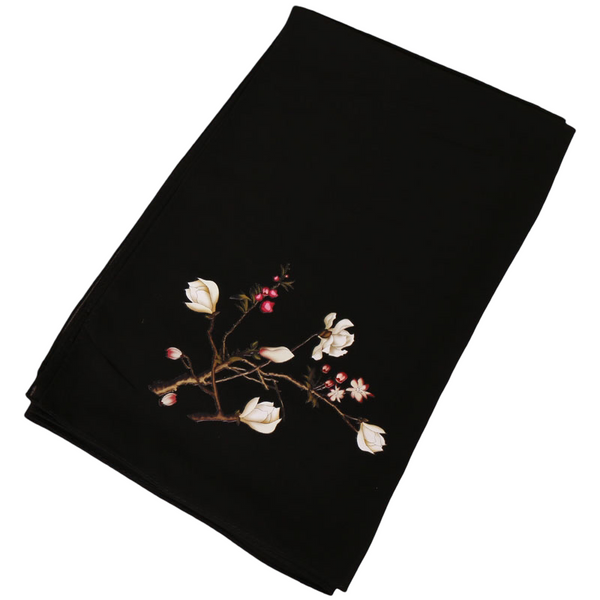 Maryam's Essential Premium Bubble Plant Pattern Chiffon Hijab/Scarf