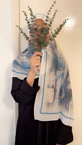 Maryam’s Essential Premium Printed Arabian Chiffon Hijab