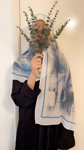 Maryam’s Essential Premium Printed Arabian Chiffon Hijab