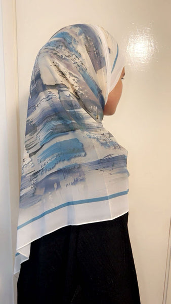 Maryam’s Essential Premium Printed Arabian Chiffon Hijab